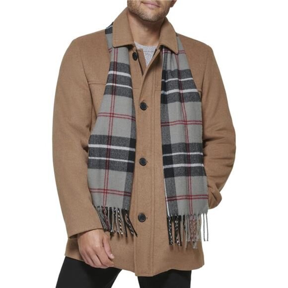 Dockers mens Weston Wool Blend Coat With Scarf (Regular and Big & Tall)